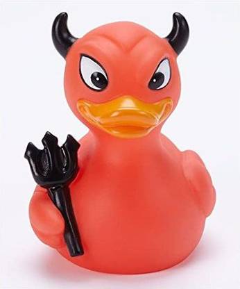 CelebriDucks Devil Duck Rubber Duck Bath Toy Bath Toy