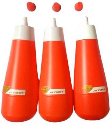 jaymet ketchup/chatni /sauce squeeze bottle (pack of 3) 350 ml