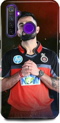 FASKY Back Cover for Realme 5- RMX 1911-Virat-Kohli-RCB-IPL-Back-Case-Printed