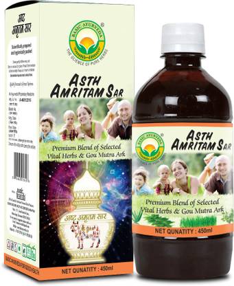 Basic Ayurveda Asth Amritam Sar Juice Premium Blend Of Selected Vital Herbs & Gou Mutra Ark)