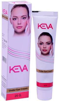 KEVA Under Eye Cream | Perfect Balance of Natural Fruit and Vitamin E which helps to Remove the Dark Circles of Under Eye - 150 gm ( Pack of 6 )