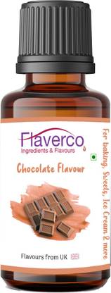 flaverco Chocolate Flavour for Baking, Sweets, Ice Cream, Syrups & more... Chocolate Liquid Food Essence