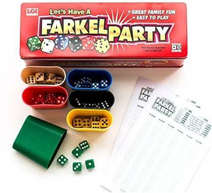 Continuum Games Farkel Party Game - Classic Family Dice Game