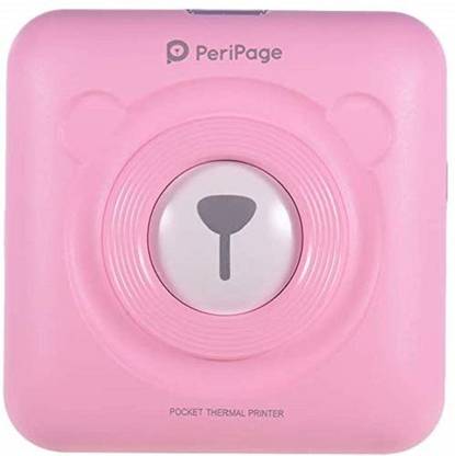 Peri Page Mini Pocket Wireless BT Thermal Printer Picture Photo Label Memo Receipt Paper Printer with USB Cable Support Photo Printer