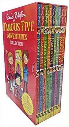 The Famous Five Adventures Collection: Colour Short Stories Slipcase Of 9 Books