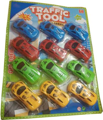 AutoVHPR Pack of 12 Small Plastic Toy Cars for Kids