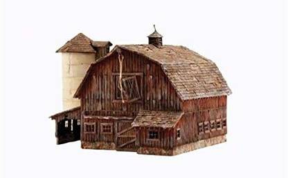 Woodland Scenics 4932 N Built-Up Old Weathe Barn