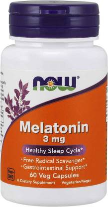 Now Foods Melatonin 3 mg 60 Capsules