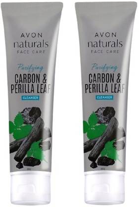 AVON Naturals Carbon And Parrilla Leave Cleanser 100g Each (Set of 2) Face Wash