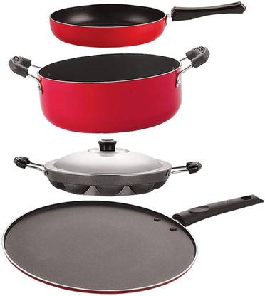 NIRLON FP10_ST11_AP12_CS24 Non-Stick Coated Cookware Set