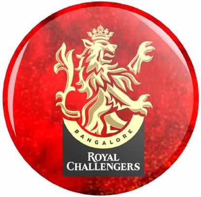 CLICK N HOME RCB Ipl Badge Fridge Magnet Design 3 Fridge Magnet Pack of 1