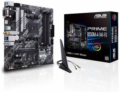 ASUS Prime B550M-A WiFi 6 AM4Socket ATX AMD B550 Chipset DDR4 Motherboard for Desktop