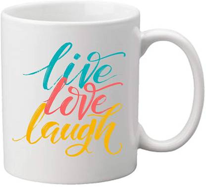 Reflex Live Love Laugh Ceramic Coffee Mug