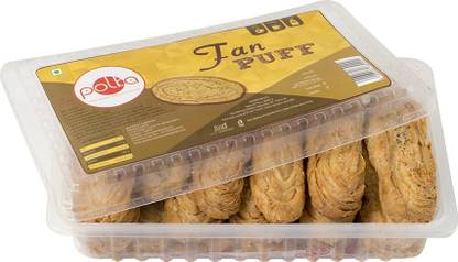Polka Delicious Fan Puff ,Tea Time Snack , Pack Of 1