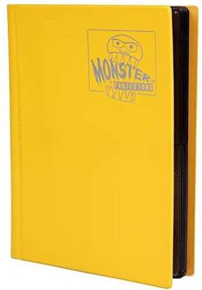 Monster Protectors Binder - 4 Pocket Trading Card Album - Matte Anti-theft Pockets Hold 160+ Yugioh, Pokemon, Magic the Gathering C