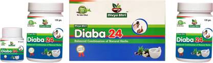 Divya Shri Diaba 24 Ayurvedic Powder and Capsules For Diabetes Control