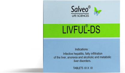 Salveo Life Sciences LIVFUL D.S TABLET 10 *10 STRIPS