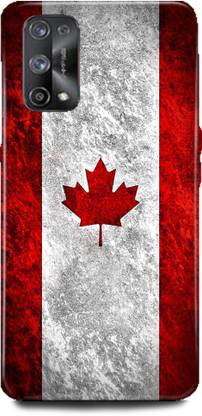 FASKY Back Cover for Realme 7 Pro-RMX2170-Canada-Flag-Back-Case-Printed