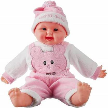 Punya Laughing Baby Doll Stuffed Soft Plush Toy Touch Sensors with Sound. Little Handsome Boy Doll Set for Kids (Multicolor)
