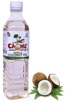 CHOMS 100% PURE KERALA COCONUT OIL , 500 ml bottle Coconut Oil Plastic Bottle