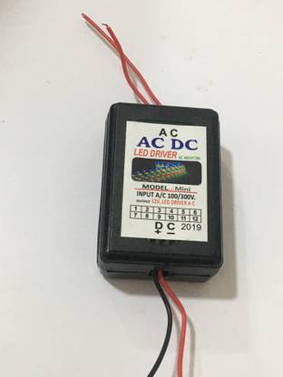 Universal TECH RISER AC-DC LED DRIVER/ADAPTER (Input 100-300V--Output 12V) Electronic Components Electronic Hobby Kit