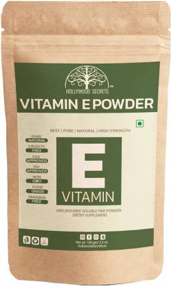 Hollywood Secrets 100% Pure Vitamin E Powder For Skin Hair (100 Gms)