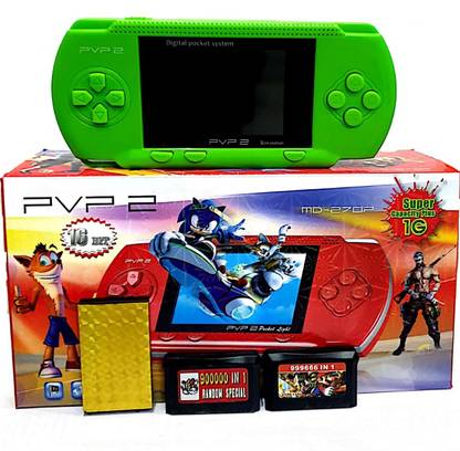 Clubics PVP2 - Latest Video Game - 16 Bit Kids Video Game 1 GB with Contra, Super Mario