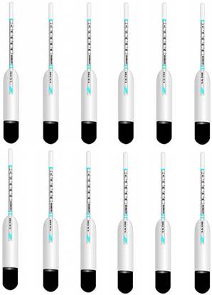 Indiginous LM01 Lactometer 12pc Portable Reusable Handheld Glass Lactometer Milk Purity Water Level Testing To Check Water In Milk Adulteration Milk Density Milk Adulteration Density Tester Check Water In Milk Thermometer (Clear) Thermometer (clear) Hydrometer