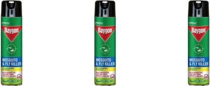 Baygon Mosquito & Fly Killer - Lime Scent (Pack of 3)