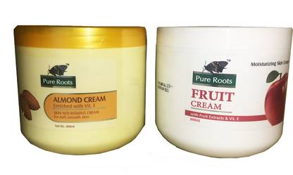 Pure Roots fruit and almond cream