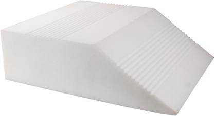 METRON Foam Orthopaedic Pillow Pack of 1 Solid Leg & Knee Elevated Bed Wedge Pillow for Leg Sciatica Pain Relief & Pre Post Surgery