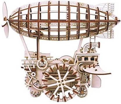 ROBOTIME 3D Wooden Treasure Box Puzzle Unique Model Kits to Build Mechanical Engineering Kits Great Birthday for Adults and Chil