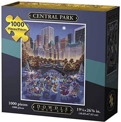 Dowdle Folk Art Jigsaw Puzzle - Over The River - 500 Piece