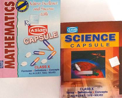Asian Capsule Class 10 Science + Mathematics Formulae & Definitions Concepts All NCERT T.B.Q Solved NCERT Solutions Based On CBSE Syllabus