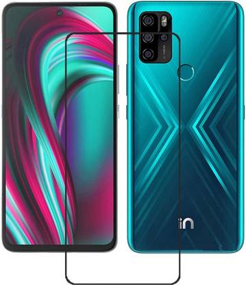 HOBBYTRONICS Edge To Edge Tempered Glass for Micromax IN Note 1, Micromax IN 1, Samsung Galaxy A72, POCO X3 PRO