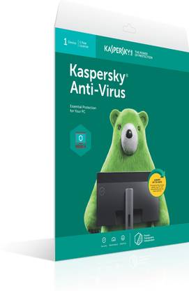 Kaspersky Anti-virus 1 User 1 Year