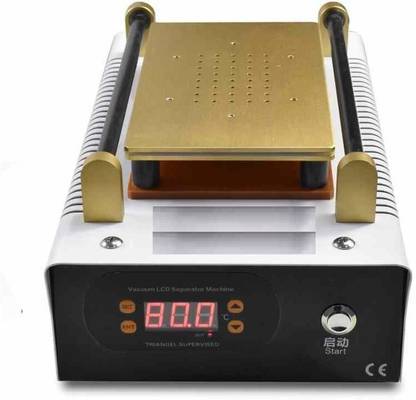 Pinaka Creation Vacuum M-Triangle Glass Separator Heating Machine with Smooth Plate Build-in High Capacity Air Pump for Mobile Touch Display Remove Vacuum Chamber