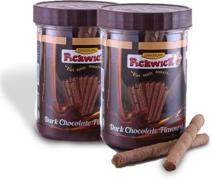 Pickwick Dark Chocolate Rolls Wafer Rolls