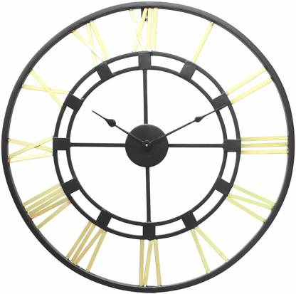 GOLDEN INDIA Analog 60 cm X 60 cm Wall Clock