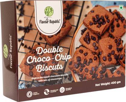 The Flavour Republic Double Choco Chip Biscuits Cookies Biscuit