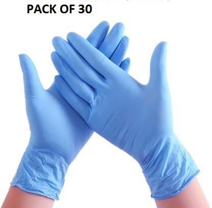 DM SPECIALLY FOR SPECIALIST Quality Tested gloves for all kinds of healthcare procedures and general usage. Nitrile Examination Gloves (Pack of 30) MEDIUM SIZE Nitrile Examination Gloves