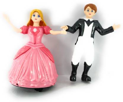 Desicart Musical and Dancing Tango Toy Couple with 360 Degree Rotation