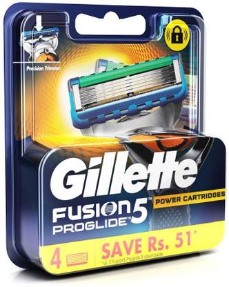 Gillette Fusion Proglide Power FlexBall Manual Shaving Razor Blades (Cartridge) 4s Pack