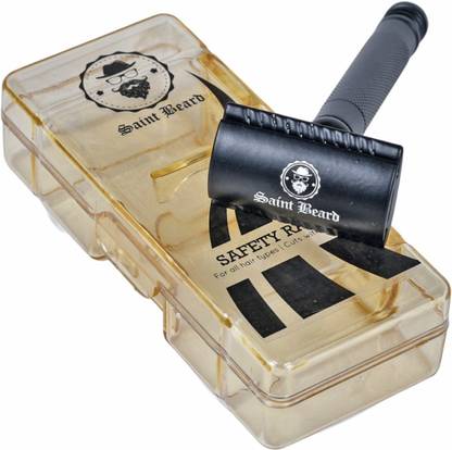सेंट बियर्ड प्रिसिज़न सेफ्टी रेजर (मैटलिक ब्लैक)