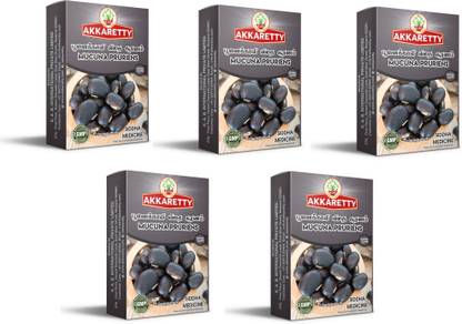 AKKARETTY Poonaikali Chooranam | Mucuna pruriens | Pack of 5 * 50 gram | Siddha | GMP Certified