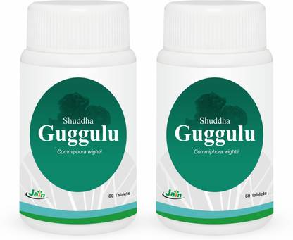 Jain Guggulu (Commiphora wightii) Tablet 60's (Pack of 2)