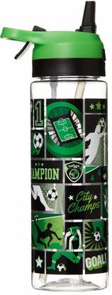 Smiggle Viva Spritz Bottle with Misting Function | Football Print 700 ml Sipper