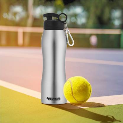 DUBBLIN Handy Stainless Steel Sipper Water Bottle, , Sports Water Bottle (Silver 750 ML) 750 ml Steel Sipper