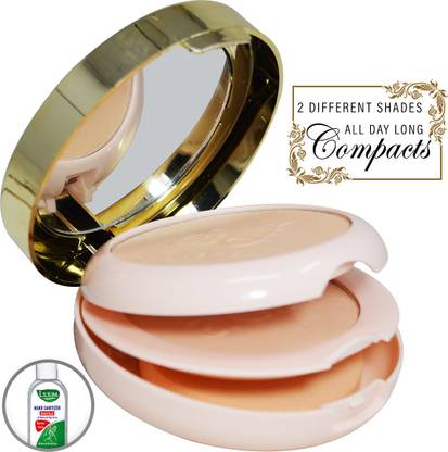 ads Oil Control Compact Powder, (A-01127), 30g With Lilium Hand Cleanser Compact