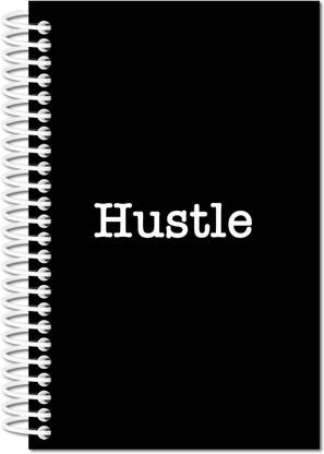 Drapvision Super Spiral | Design: Hustle | Bright and Smooth paper B6 Notebook Unruled 500 Pages